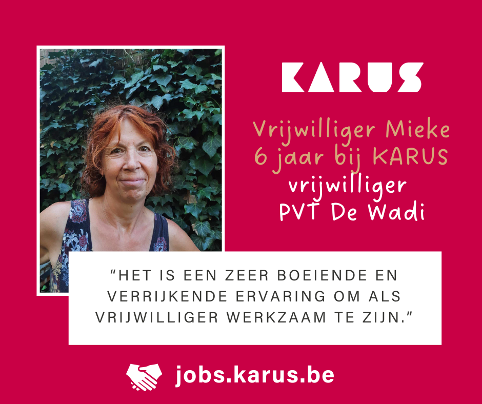 Mieke werken bij KARUS