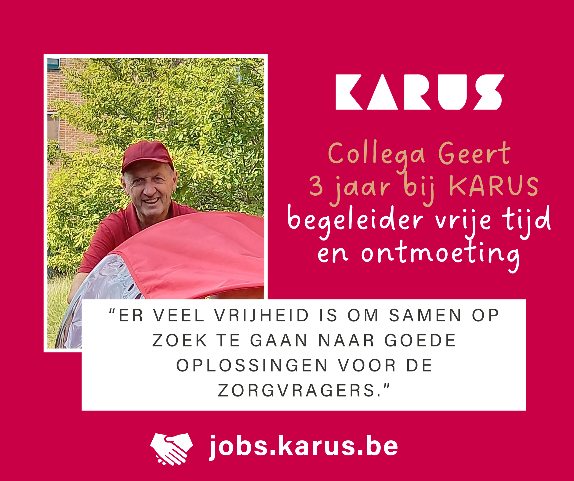 Geert - Werken bij KARUS
