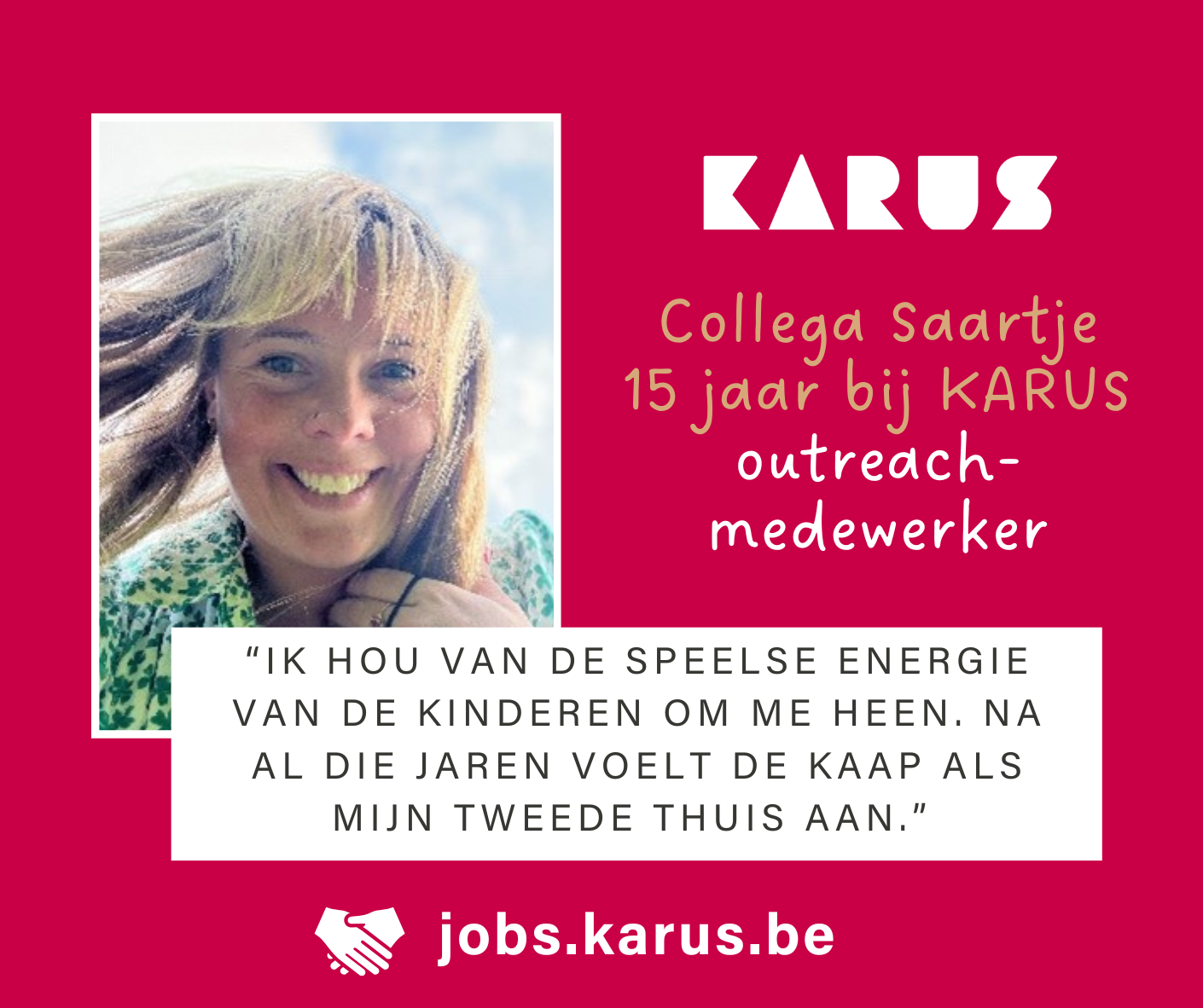 Saartje - Werken bij KARUS