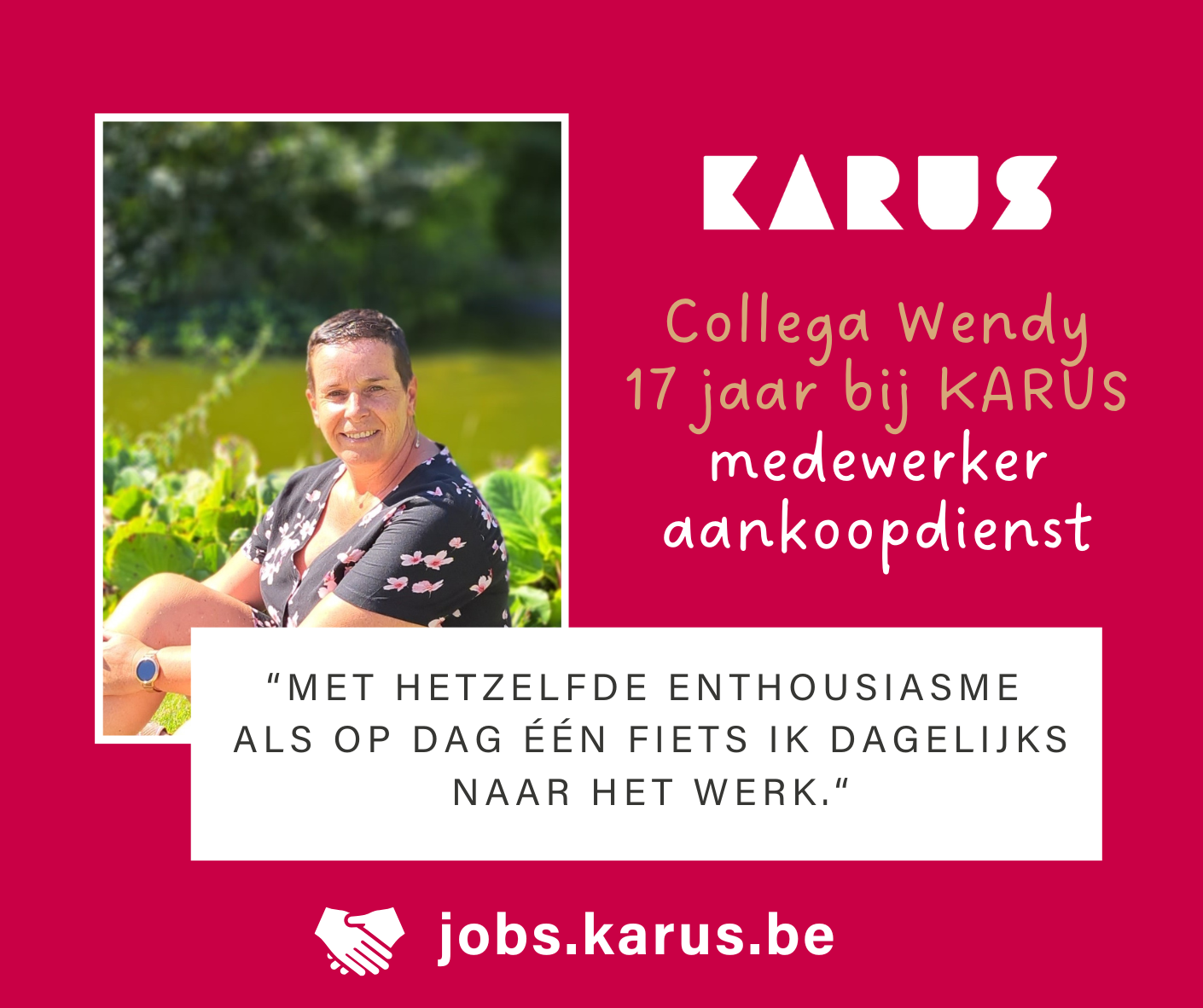 Wendy - Werken bij KARUS